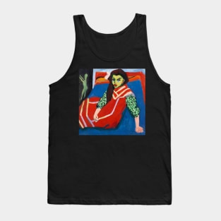 Seated Girl Tank Top